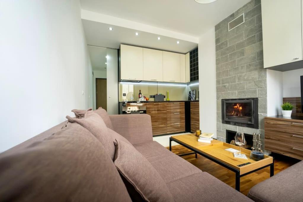 Secluded Mountain Cozy Studio With Fireplace บันสโก ภายนอก รูปภาพ