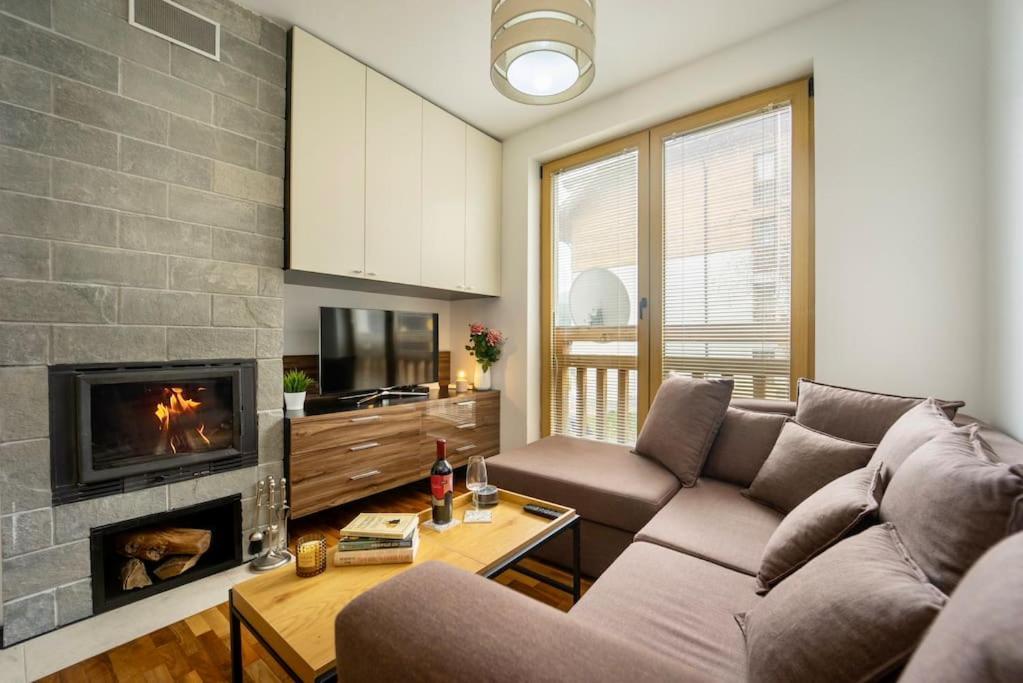 Secluded Mountain Cozy Studio With Fireplace บันสโก ภายนอก รูปภาพ